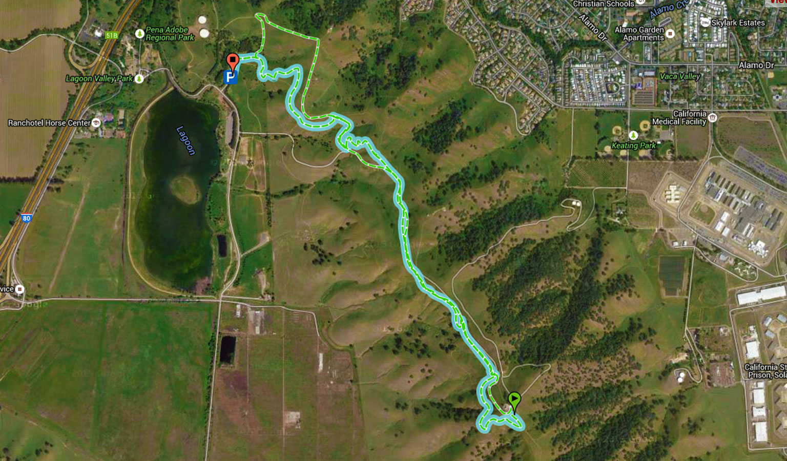 Lagoon Valley Singletrack
