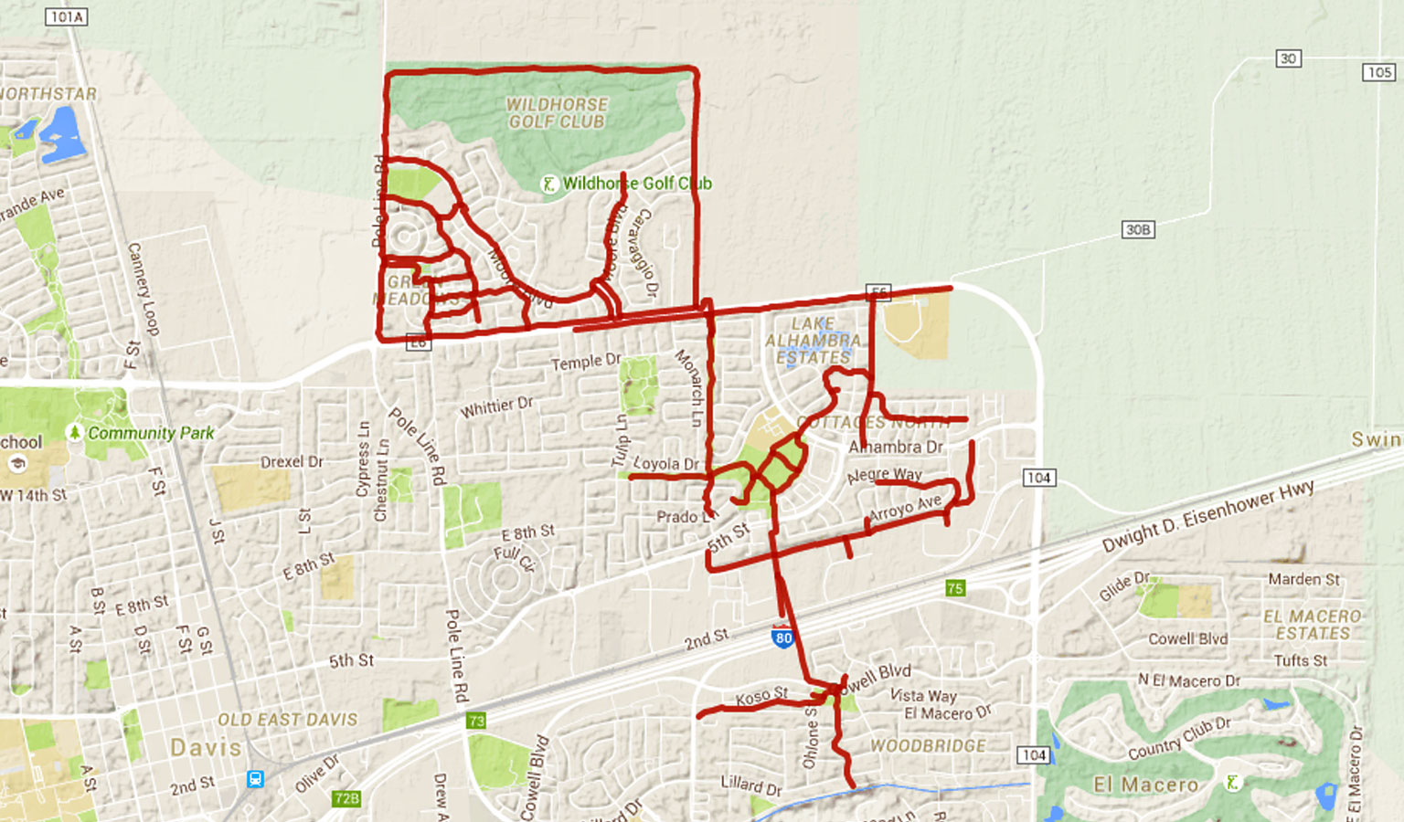 East Davis Greenways